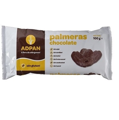 Palmeras de chocolate ADPAN 100g