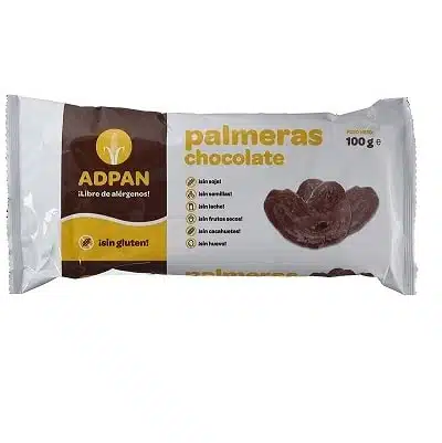 Palmeras de chocolate ADPAN 100g