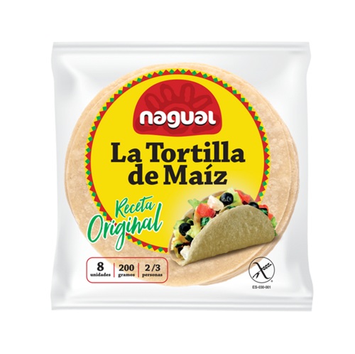 Tortillas de Maíz - sin gluten, veganas - NAGUAL 220g