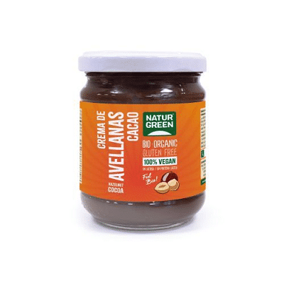 Crema de cacao y avellanas - sin gluten - NATURGREEN