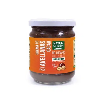 Crema de cacao y avellanas - sin gluten - NATURGREEN