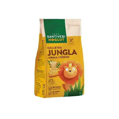 Galletas Jungla Noglut - sin gluten - SANTIVERI 100g