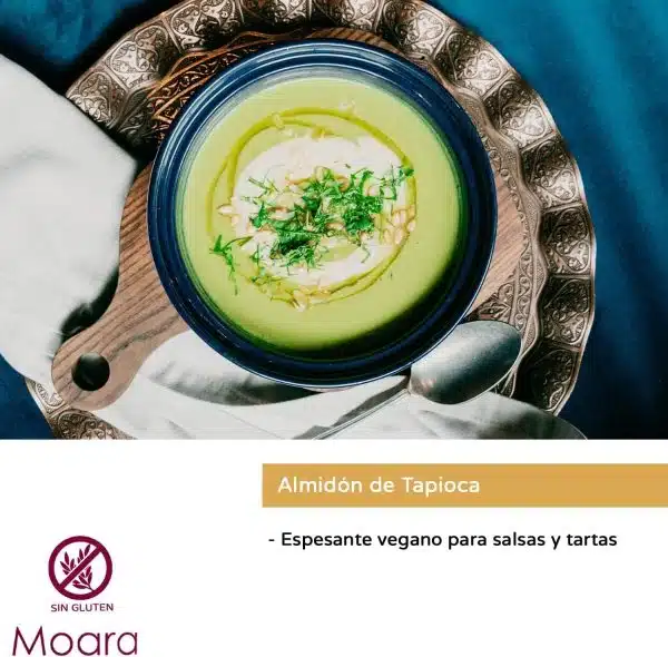 Almidón de tapioca ecológico - sin gluten - MOARA 1kg - Imagen 4