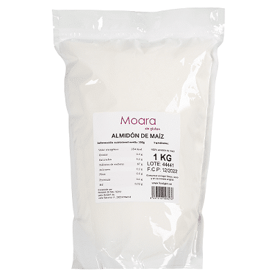 Almidón de maiz -sin gluten- MOARA 1 Kg