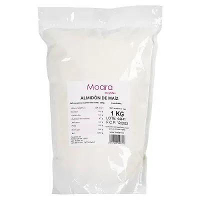 Almidón de maiz -sin gluten- MOARA 1 Kg