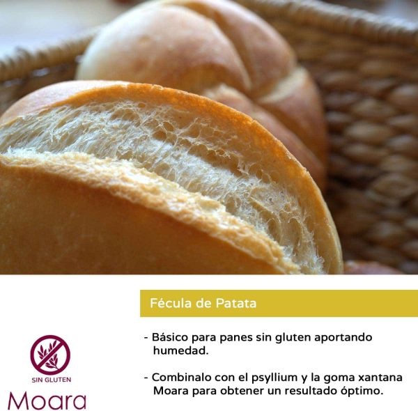 Fécula Almidón de patata - sin gluten, ecológica - MOARA 1kg - Imagen 4