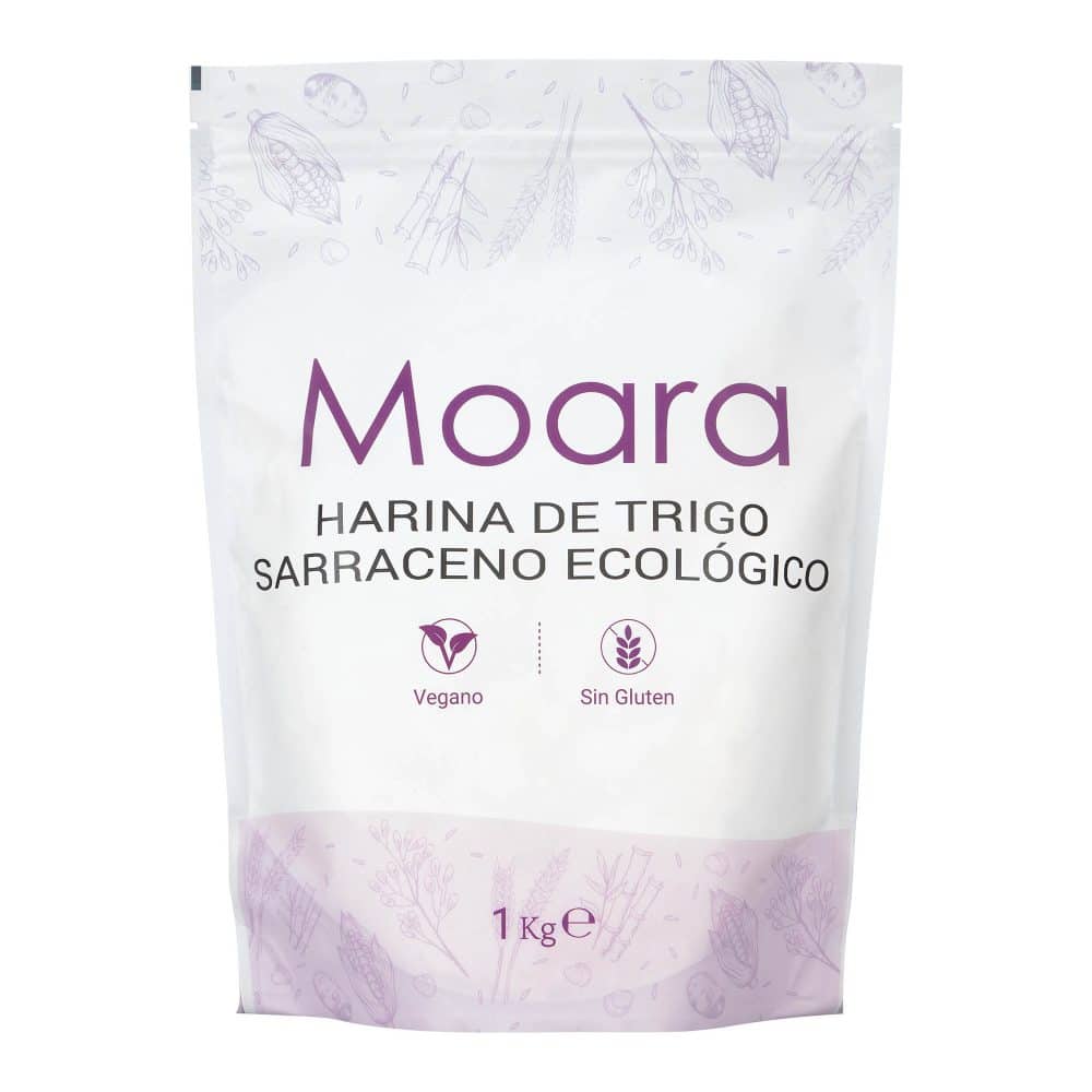 Harina de trigo sarraceno ecológica- sin gluten-  MOARA 1kg