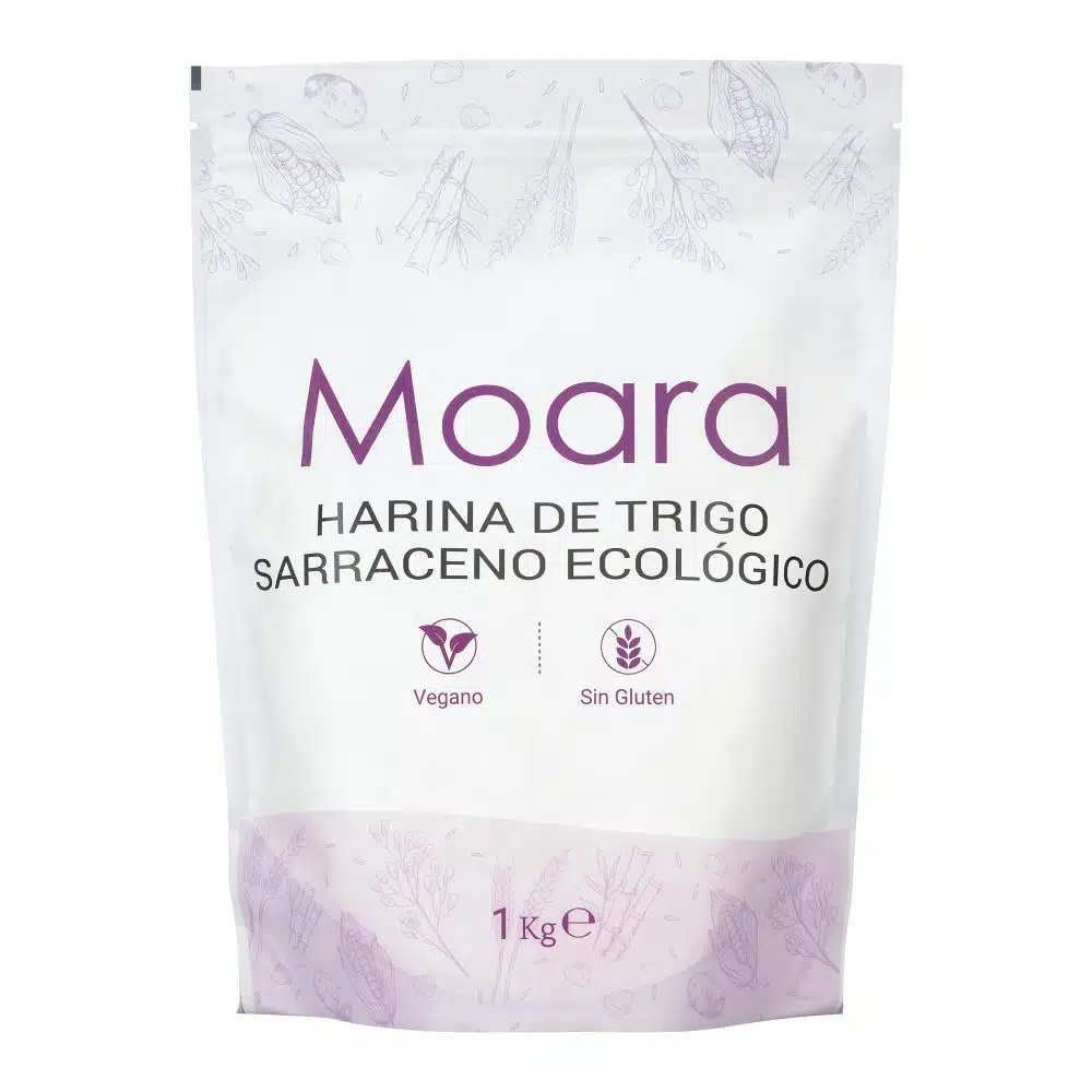 Harina de trigo sarraceno ecológica- sin gluten-  MOARA 1kg