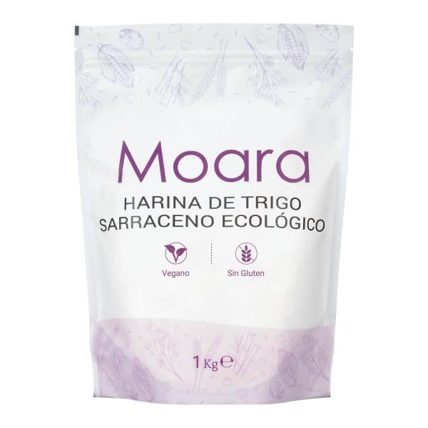 Harina de trigo sarraceno ecológica- sin gluten-  MOARA 1kg