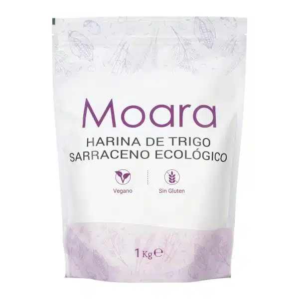 Harina de trigo sarraceno ecológica- sin gluten-  MOARA 1kg