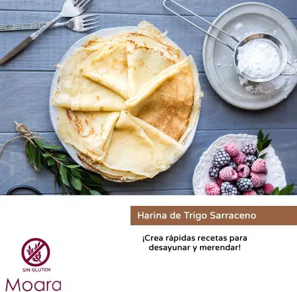 Harina de Trigo Sarraceno ecologico - sin gluten- MOARA 5kg - Imagen 3