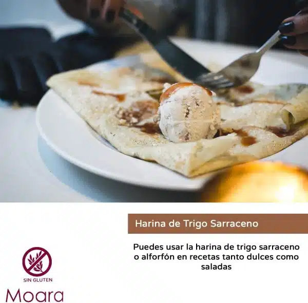 Harina de Trigo Sarraceno ecologico - sin gluten- MOARA 5kg - Imagen 4