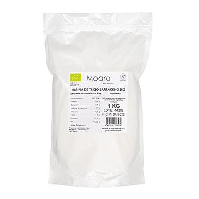 Harina de trigo sarraceno ecológica- sin gluten-  MOARA 1kg