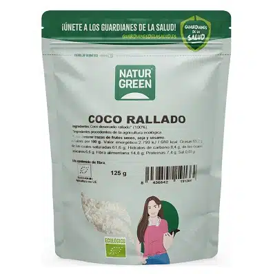 Coco Rallado - sin gluten - NATURGREEN 125g