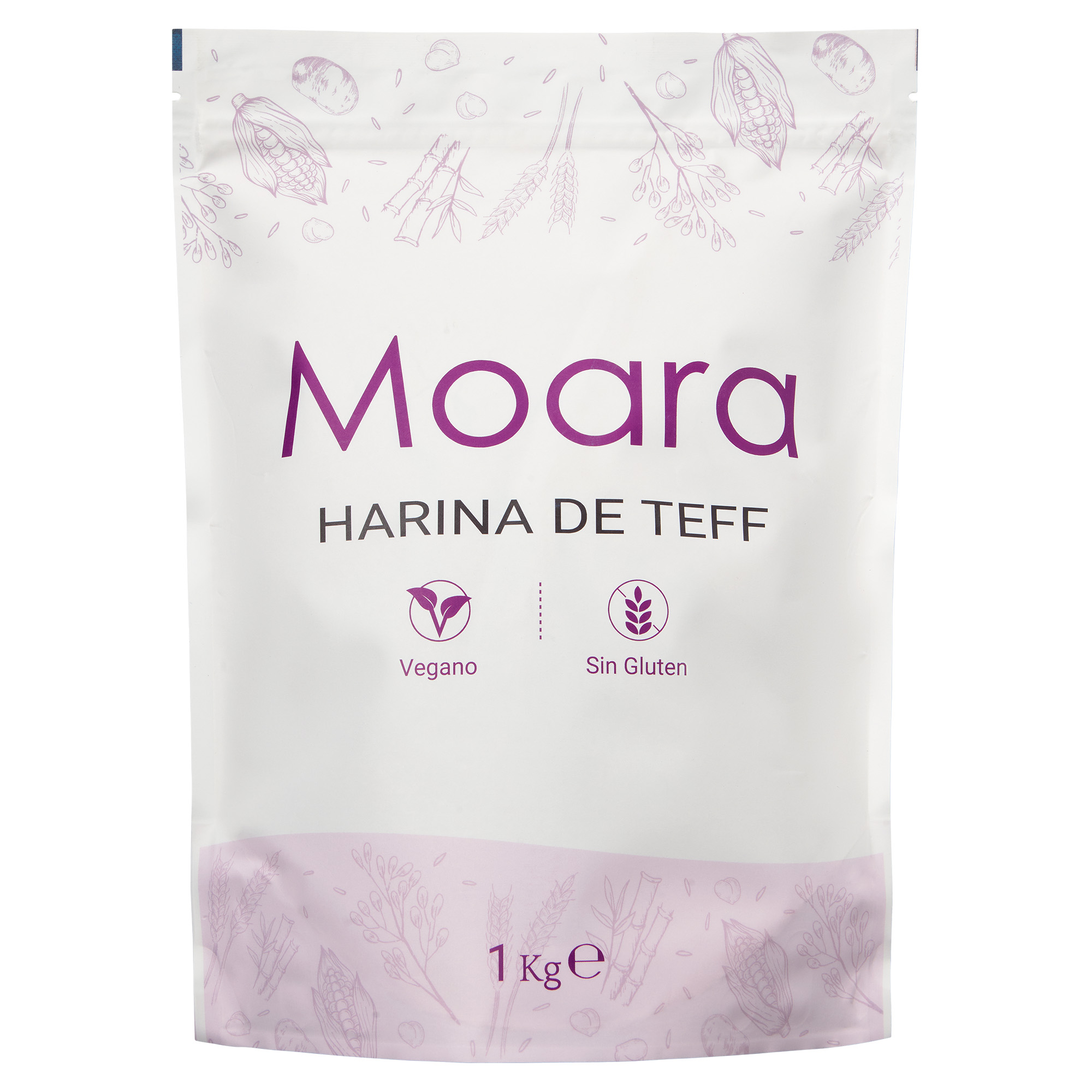 Harina de Teff - sin gluten - MOARA 1kg 1 Harina de Teff - sin gluten - MOARA 1kg