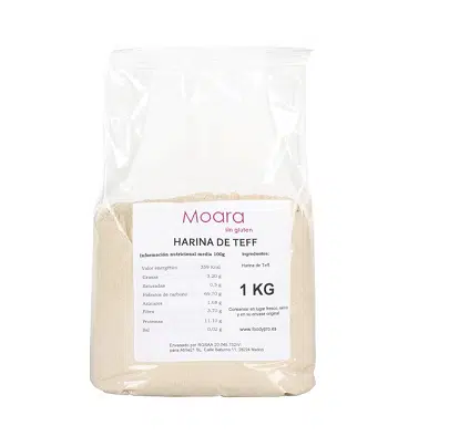Harina de Teff - sin gluten - MOARA 1kg