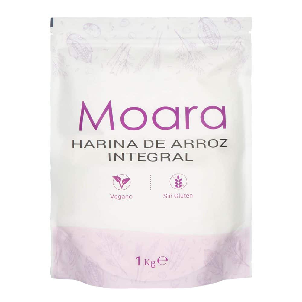 Harina de arroz integral -sin gluten- MOARA 1kg