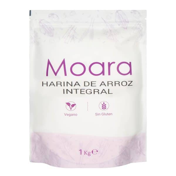 Harina de arroz integral -sin gluten- MOARA 1kg