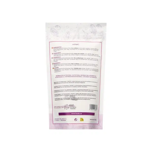 HPMC en polvo MOARA 200g - Imagen 2