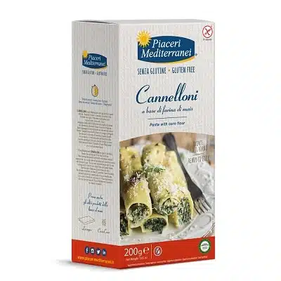 Canelones - sin gluten - PIACERI MEDITERRANEI 200g
