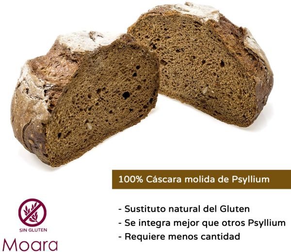 Psyllium - sin gluten-  MOARA 200g - Imagen 5