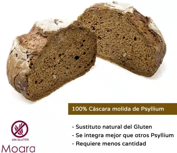 Psyllium - sin gluten-  MOARA 200g - Imagen 5