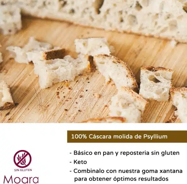 Psyllium - sin gluten-  MOARA 200g - Imagen 8