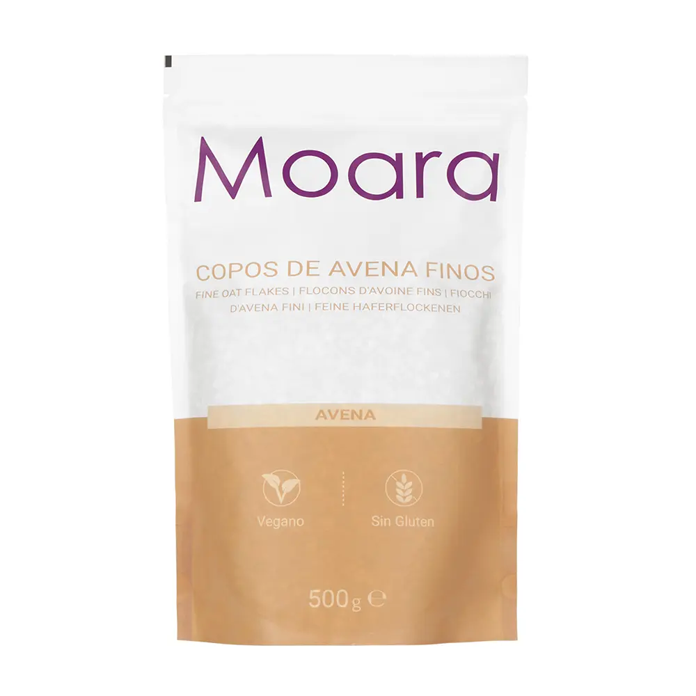 Copos de Avena Finos Integrales Ecológicos - sin gluten- MOARA  500g