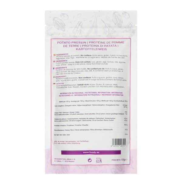 Proteina de patata - sin gluten, vegana - MOARA 100g - Imagen 4