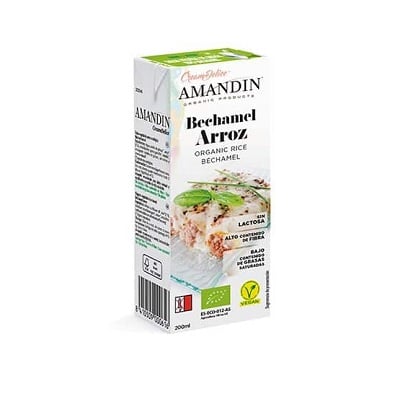 Bechamel de arroz Amandín 200ml