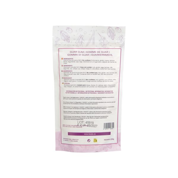 Goma Guar - sin gluten- MOARA 200g - Imagen 2