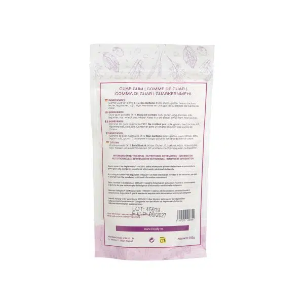 Goma Guar - sin gluten- MOARA 200g - Imagen 2