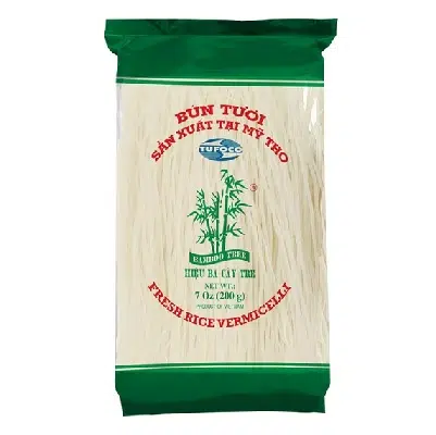 Fideos de Arroz Vermicelli - sin gluten-  BAMBOO TREE 400g