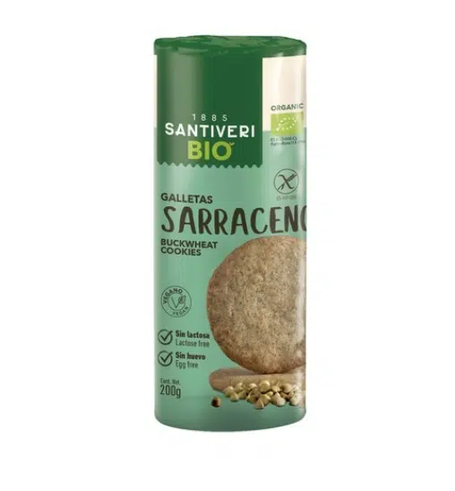 Galletas Digestive Sarraceno - sin gluten - SANTIVERI 200g