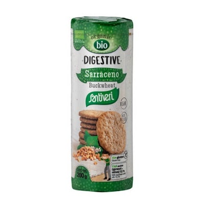 Galletas Digestive Sarraceno - sin gluten - SANTIVERI 200g