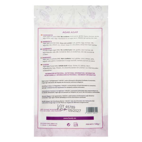 Agar Agar MOARA 100g - Imagen 2