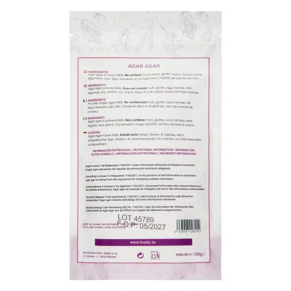 Agar Agar MOARA 100g - Imagen 2