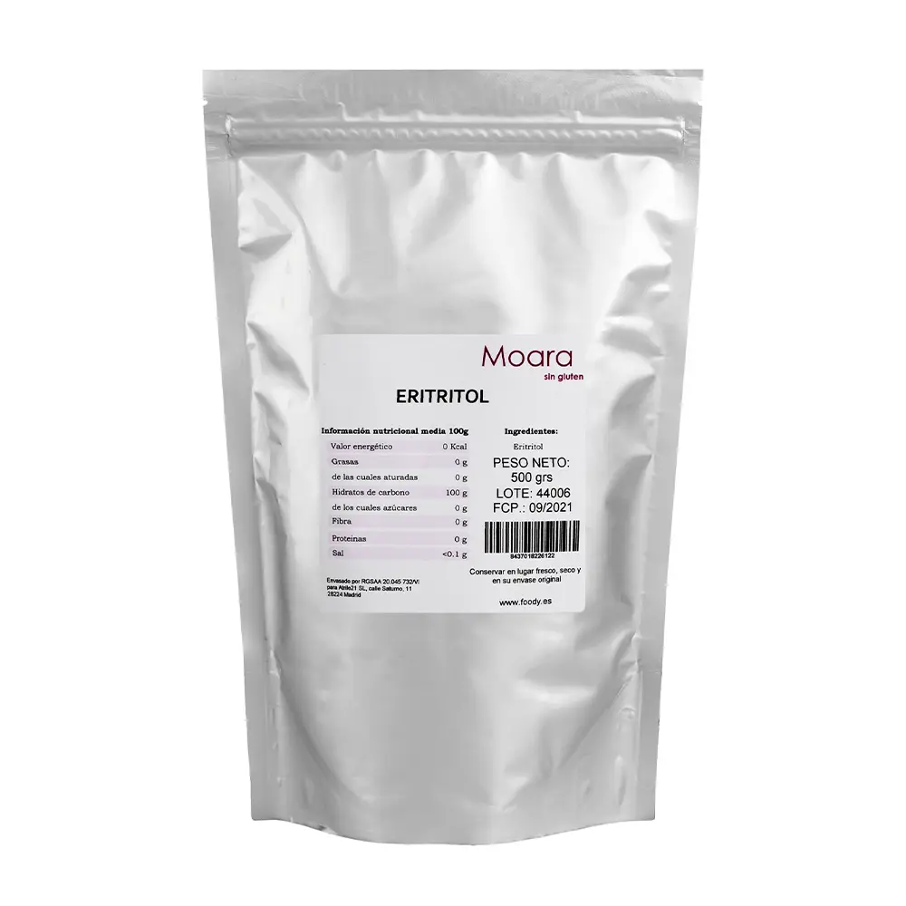 Eritritol - sin gluten - MOARA 500g