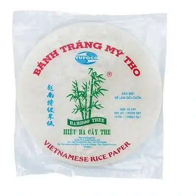 Papel de Arroz Vietnamita - sin gluten-  BAMBOO TREE 340g - diámetro 22cm