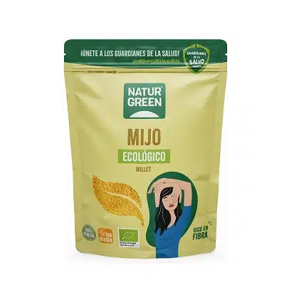 Mijo en grano ecológico - sin gluten - NATURGREEN  500g