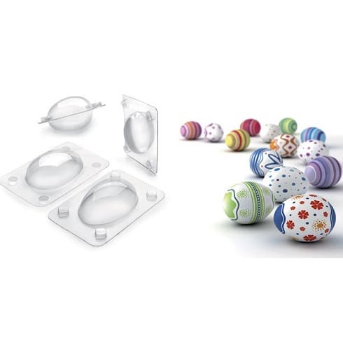 Moldes para Huevos de Chocolate IBILI