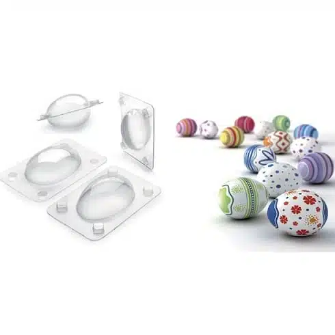 Moldes para Huevos de Chocolate IBILI