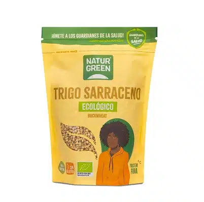 Trigo Sarraceno en Grano - sin gluten - NATURGREEN  500g