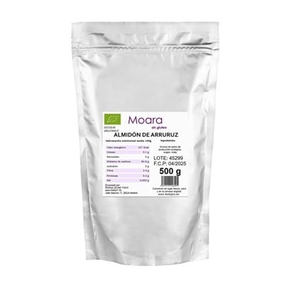 Arrow Root Arrurruz en polvo -sin gluten, ecológico-  MOARA 500g
