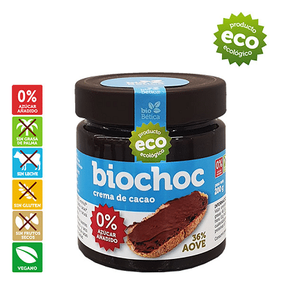 biochoc sin azucar etiqueta