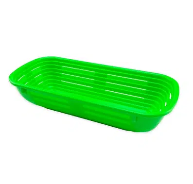Banneton de Plástico Rectangular para Fermentación – 500g