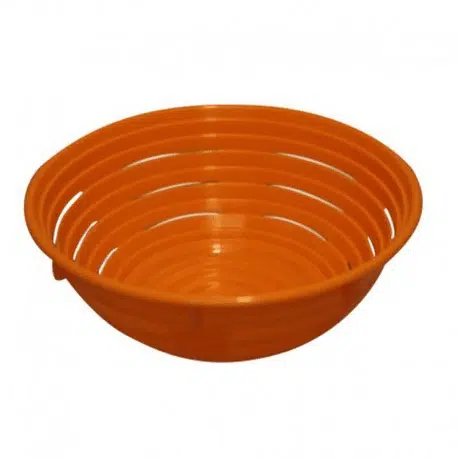 Banneton de Plástico Redondo para Fermentación – 1kg-