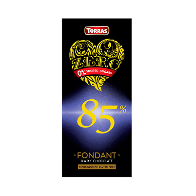 Chocolate 85% cacao sin azúcar TORRAS