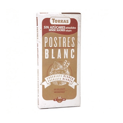 Chocolate Blanco Fondant Postres TORRAS 200g