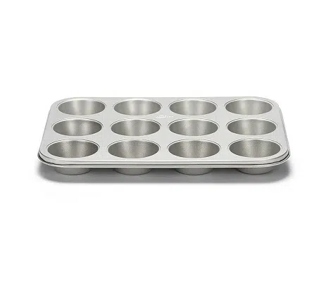 Molde de aluminio para 12 mini muffins